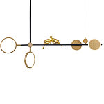 Линейная люстра на штанге Grace варинант исполнения - 1 | Loft Concept в Рязани