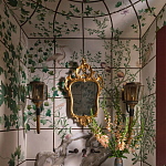 Обои ручная роспись Medici Standard colourway on white Williamsburg варинант исполнения - 1 | Loft Concept в Рязани