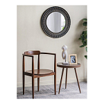 Зеркало круглое с текстурированным дизайном рамы Helios варинант исполнения - 5 | Loft Concept в Рязани