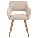 Стул в рогожке бежевого цвета NEASAN STOOL варинант исполнения - 2 | Loft Concept в Рязани