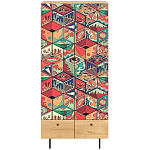 Шкаф с принтом Dominoes варинант исполнения - 2 | Loft Concept в Рязани