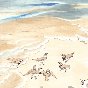 Обои ручная роспись Seashore