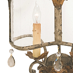 Бра настенное с цветочным мотивом Aged Luxury варинант исполнения - 1 | Loft Concept в Рязани