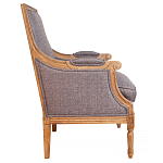 Кресло William Classical Armchair grey flax варинант исполнения - 1 | Loft Concept в Рязани