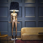 Лампа MANNEQUIN LAMP с абажуром модельный позинг варинант исполнения - 2 | Loft Concept в Рязани