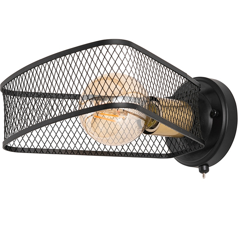 Бра в стиле лофт Lamp Malik Черный в Рязани | Loft Concept 