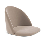 Барный стул вращающийся со спинкой Бежевый Велюр Vendramin Chair варинант исполнения - 2 | Loft Concept в Рязани