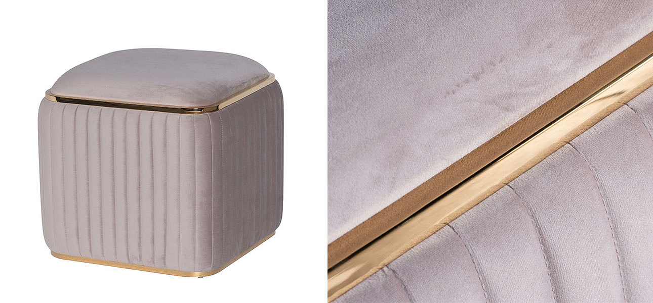 Пуф Copperfield exquisite grey Пуф Copperfield exquisite grey - Loft-Concept в Рязани