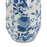 Ваза фарфоровая с узким горлышком и синими цветочными мотивами Independence варинант исполнения - 3 | Loft Concept в Рязани