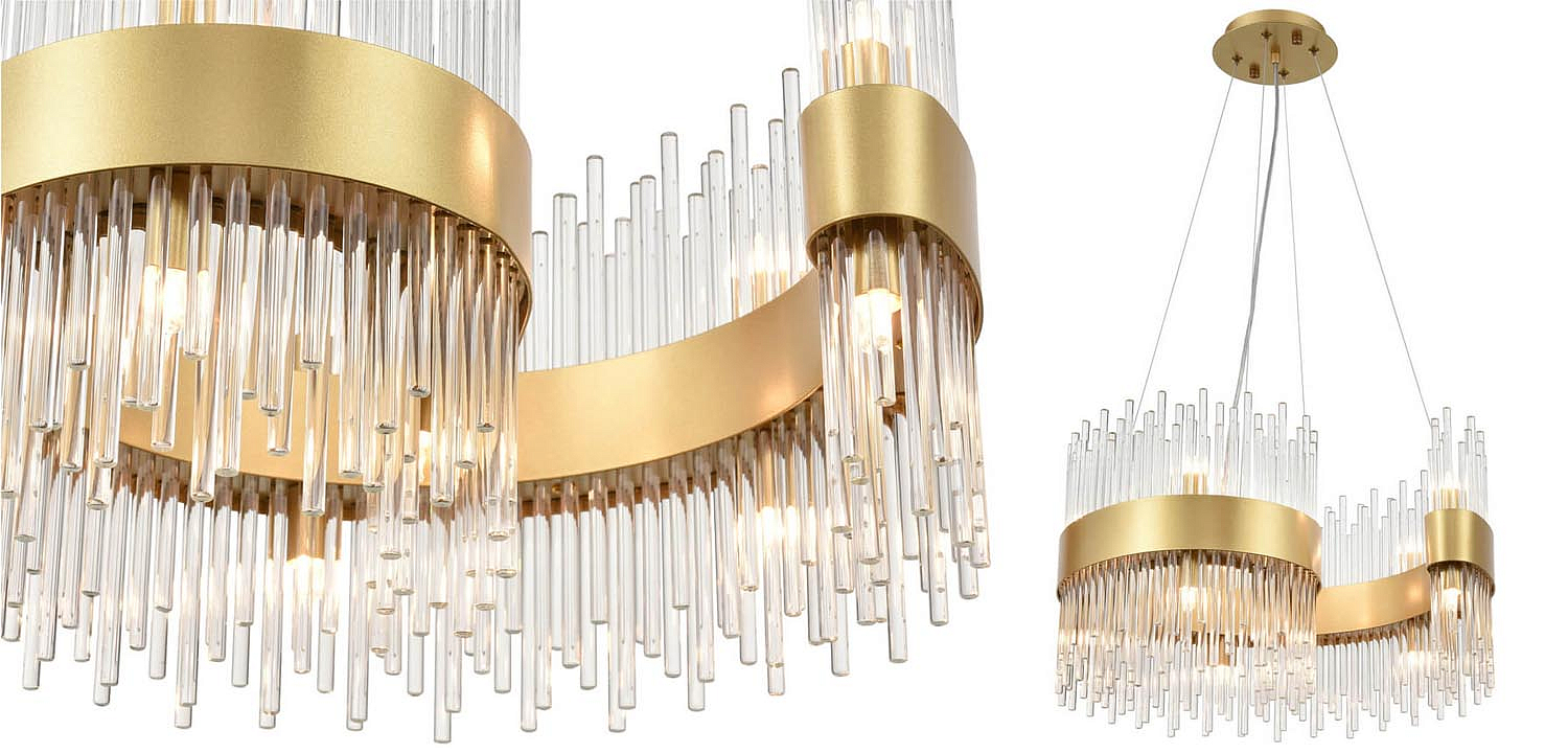 Люстра Nembus Chandelier 50 gold Люстра Nembus Chandelier 50 gold - Loft-Concept в Рязани