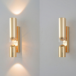 Бра цилиндрической формы из металла с поворотным плафоном Light maker studio варинант исполнения - 7 | Loft Concept в Рязани