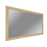 Зеркало прямоугольное с классической деревянной рамой Harper Line варинант исполнения - 2 | Loft Concept в Рязани