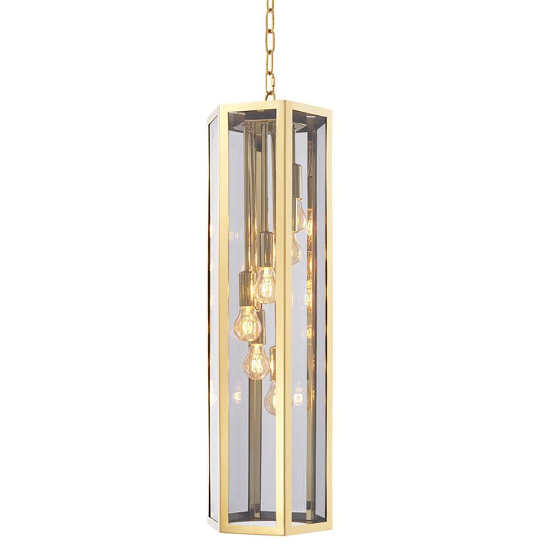 Люстра Chandelier Rondoni Золотой Дымчатый (Smoke) Люстра Chandelier Rondoni Золотой Дымчатый (Smoke) в Рязани | Loft Concept
