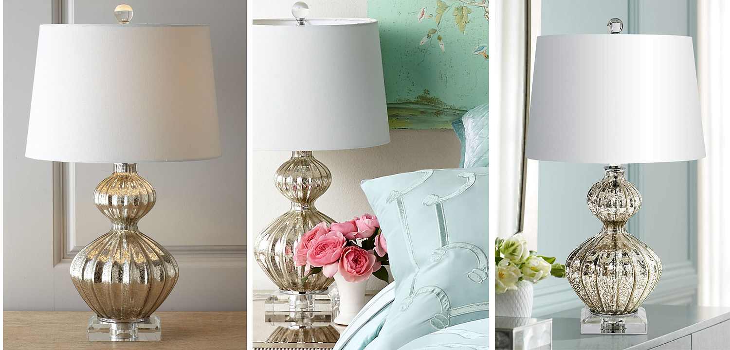 Настольная лампа Loraine Silver Table lamp Настольная лампа Loraine Silver Table lamp - Loft-Concept в Рязани
