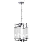 Люстра 4-мя прозрачными цилиндрическими плафонами Jeanette варинант исполнения - 3 | Loft Concept в Рязани