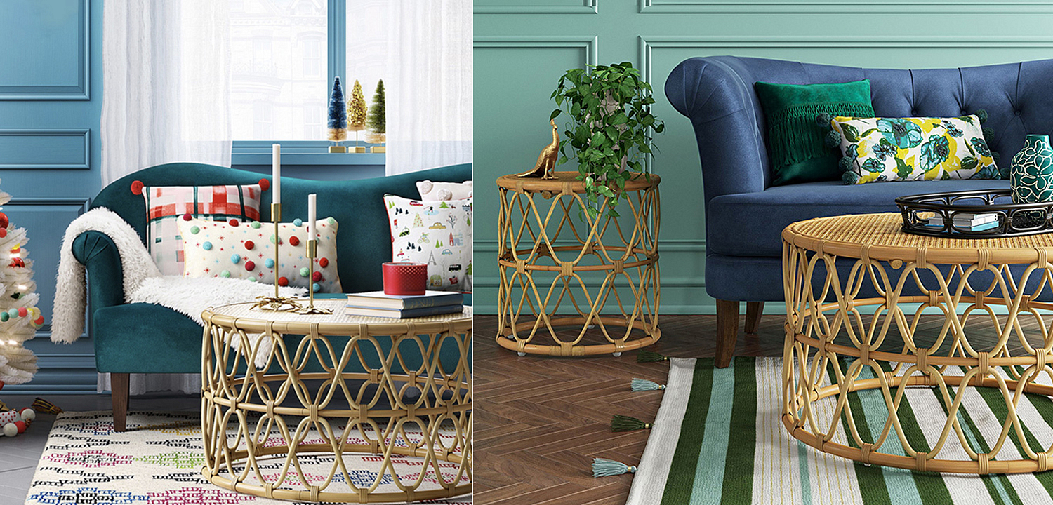 Кофейный стол Lotta Wicker Coffee Table Кофейный стол Lotta Wicker Coffee Table - Loft-Concept в Рязани