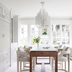 Люстра белая с несколькими ярусами деревянных палочек Bright Wooden Chandelier варинант исполнения - 7 | Loft Concept в Рязани