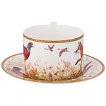 Чайная пара из фарфора 300 мл Hunting Porcelain Collection варинант исполнения - 2 | Loft Concept в Рязани