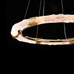 Люстра в форме кольца с золотым декором Warm Heavenly Light варинант исполнения - 6 | Loft Concept в Рязани