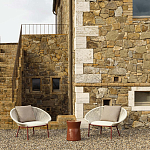 Дизайнерское уличное кресло с веревочной спинкой PETALO Armchair варинант исполнения - 5 | Loft Concept в Рязани