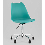 Офисный стул на металлическом основании EGGERY Blue пластик варинант исполнения - 1 | Loft Concept в Рязани