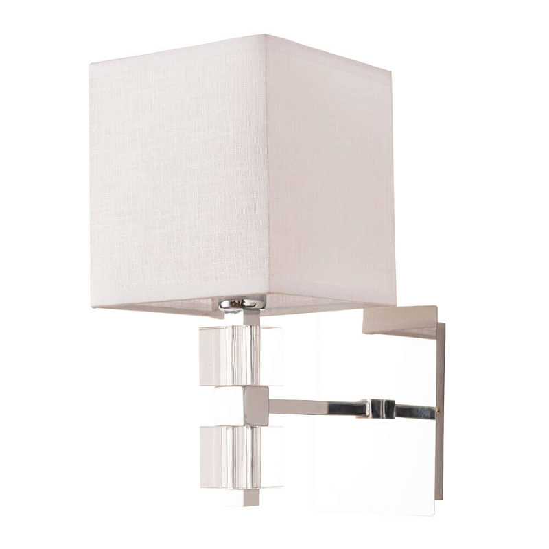 Бра Tradonico Sconces Chromium Хром Белый Прозрачный Бра Tradonico Sconces Chromium Хром Белый Прозрачный в Рязани | Loft Concept