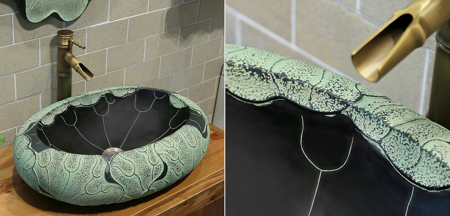 Раковина Lotus Leaf Oval Раковина Lotus Leaf Oval - Loft-Concept в Рязани