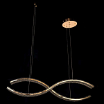 Люстра волнистой формы с фактурным хрустальным плафоном Light Delight варинант исполнения - 4 | Loft Concept в Рязани