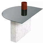 Дизайнерский журнальный стол с рельефным основанием Dutynor варинант исполнения - 2 | Loft Concept в Рязани