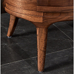 Прикроватный столик из дерева с 2-мя ящиками Moon Walnut Furniture варинант исполнения - 7 | Loft Concept в Рязани