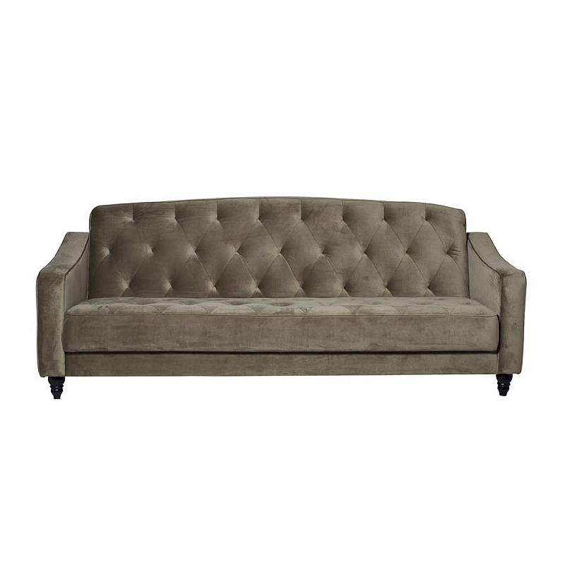 Диван Abbyson Emily Tufted Sofa Olive Оливковый Диван Abbyson Emily Tufted Sofa Olive Оливковый в Рязани | Loft Concept