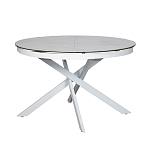 Стол обеденный раскладной круглый White Ceramic Table варинант исполнения - 2 | Loft Concept в Рязани