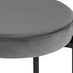 Табурет с мягким круглым сиденьем RIO Grey варинант исполнения - 3 | Loft Concept в Рязани