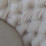 Кресло вращающееся велюровое кремовое Rotation варинант исполнения - 2 | Loft Concept в Рязани