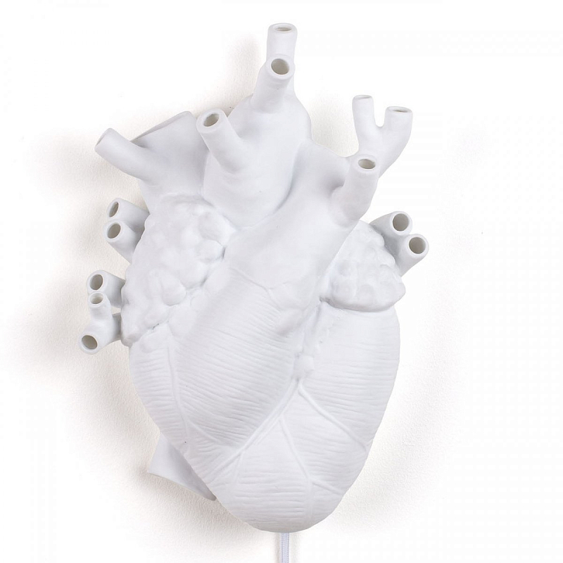 Бра Seletti Heart Lamp Белый Бра Seletti Heart Lamp Белый в Рязани | Loft Concept
