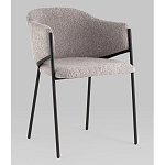 Стул Brace букле серый варинант исполнения - 1 | Loft Concept в Рязани