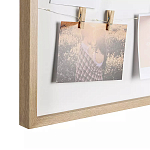 Рамка для фото с подсветкой c 6-ю деревянными прищепками в комплекте Photo Backlight варинант исполнения - 3 | Loft Concept в Рязани