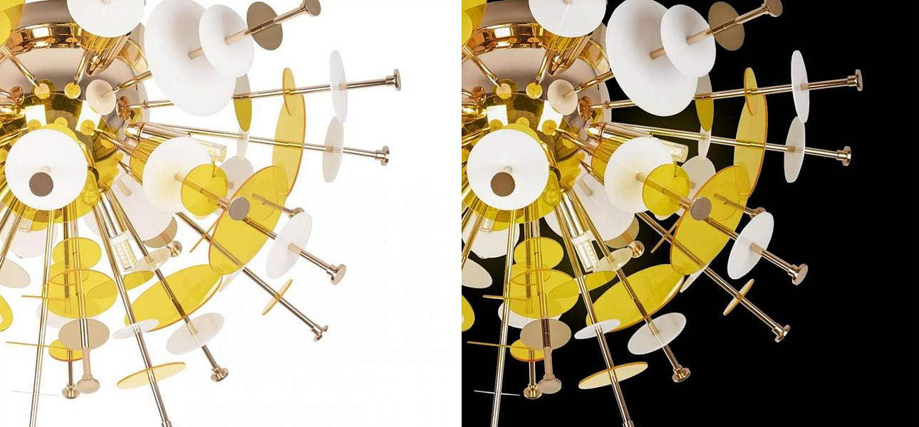 Потолочный светильник Dandelion Yellow диаметр 60 Потолочный светильник Dandelion Yellow диаметр 60 - Loft-Concept в Рязани