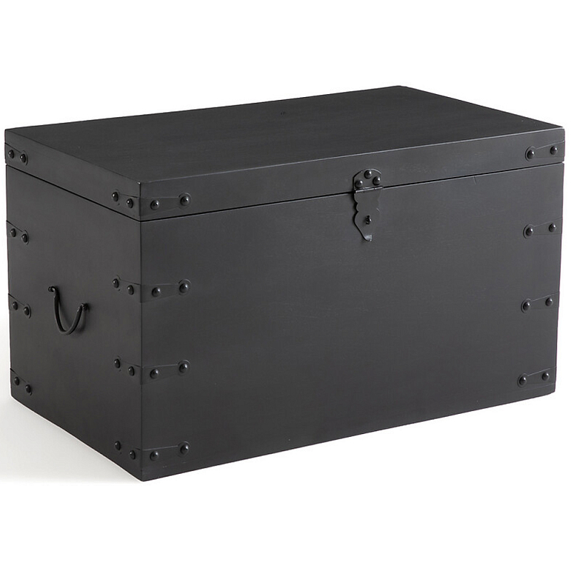 Деревянный сундук из массива манго Mango Chest Black Черный Деревянный сундук из массива манго Mango Chest Black Черный в Рязани | Loft Concept