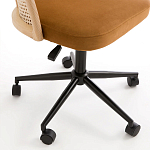 Офисное кресло из велюра и ротанга Eilwen Rattan Wicker Chair варинант исполнения - 5 | Loft Concept в Рязани