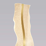 Торшер с изогнутым каркасом Golden Wave варинант исполнения - 3 | Loft Concept в Рязани