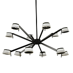 Люстра черного цвета на штанге Noir Supernova варинант исполнения - 1 | Loft Concept в Рязани