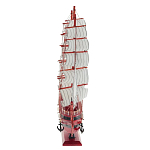 Декоративная модель деревянного красного парусника в подарочной упаковке With The low варинант исполнения - 2 | Loft Concept в Рязани