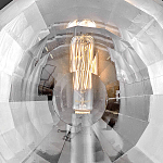 Бра округлой формы с многогранным стеклянным плафоном Hinkley варинант исполнения - 5 | Loft Concept в Рязани