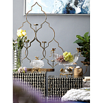 Конфетница прозрачная стеклянная на бронзовых ножках в виде морских коньков с крышкой в виде ракушки Eden Garden варинант исполнения - 6 | Loft Concept в Рязани