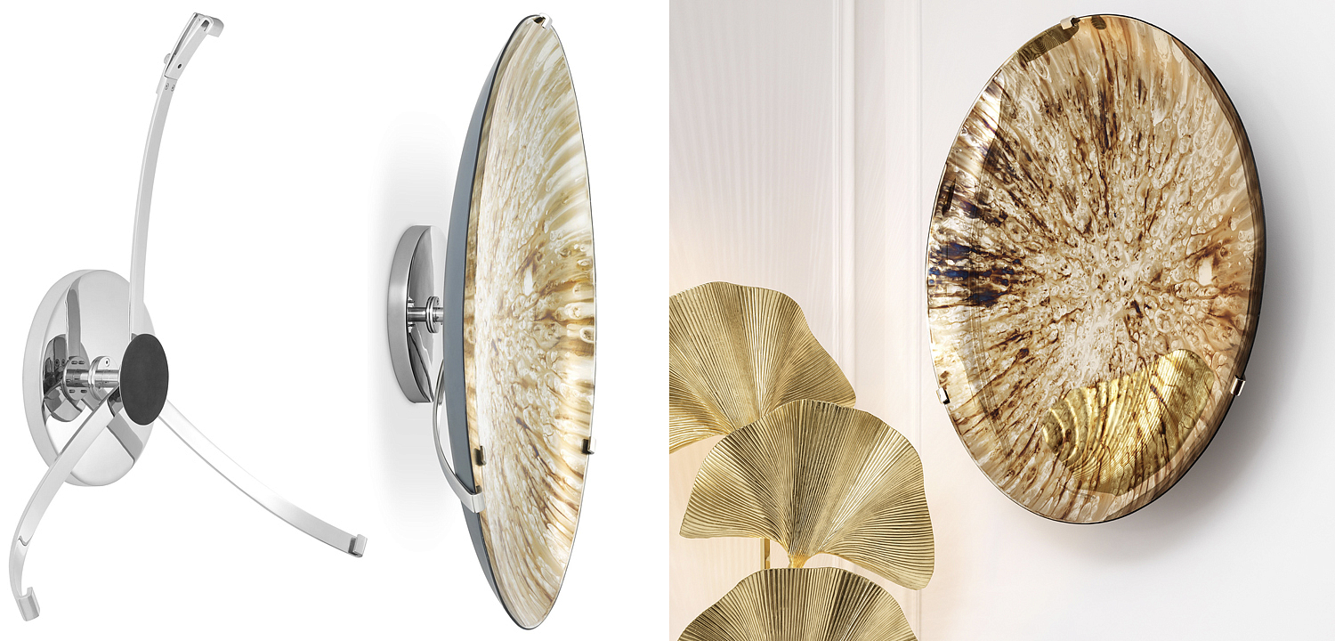 Настенный декор Eichholtz Wall Object Laguna S antique gold Настенный декор Eichholtz Wall Object Laguna S antique gold - Loft-Concept в Рязани
