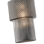 Подвесной светильник со стеклянным рифленым плафоном цилиндрической формы Eliara 13 варинант исполнения - 11 | Loft Concept в Рязани