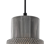 Подвесной светильник со стеклянным рифленым плафоном цилиндрической формы Eliara 13 варинант исполнения - 12 | Loft Concept в Рязани