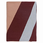 Плед из хлопка с геометрическим рисунком Elan Stripe Addison варинант исполнения - 5 | Loft Concept в Рязани