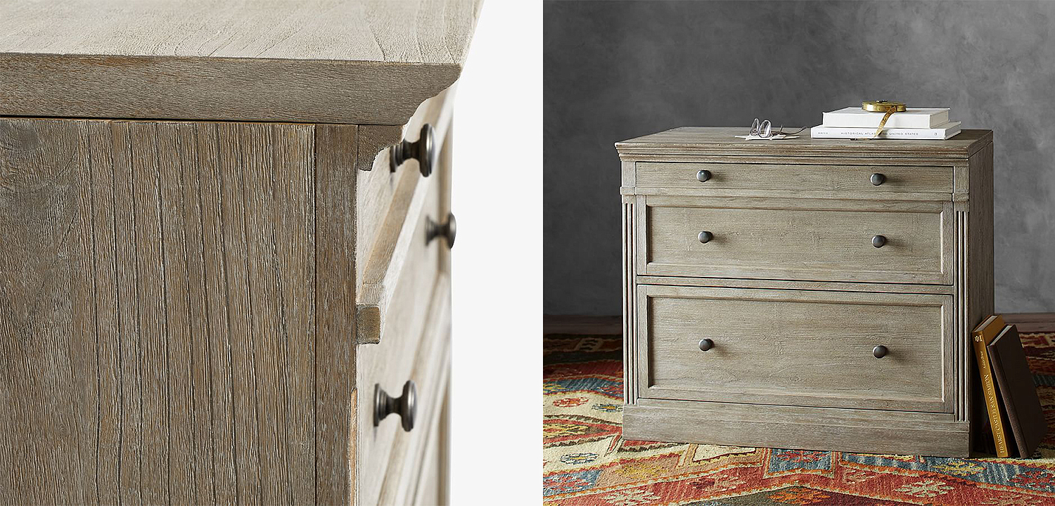 Комод с двумя ящиками Benjamin Chest of 2 Drawers Комод с двумя ящиками Benjamin Chest of 2 Drawers - Loft-Concept в Рязани